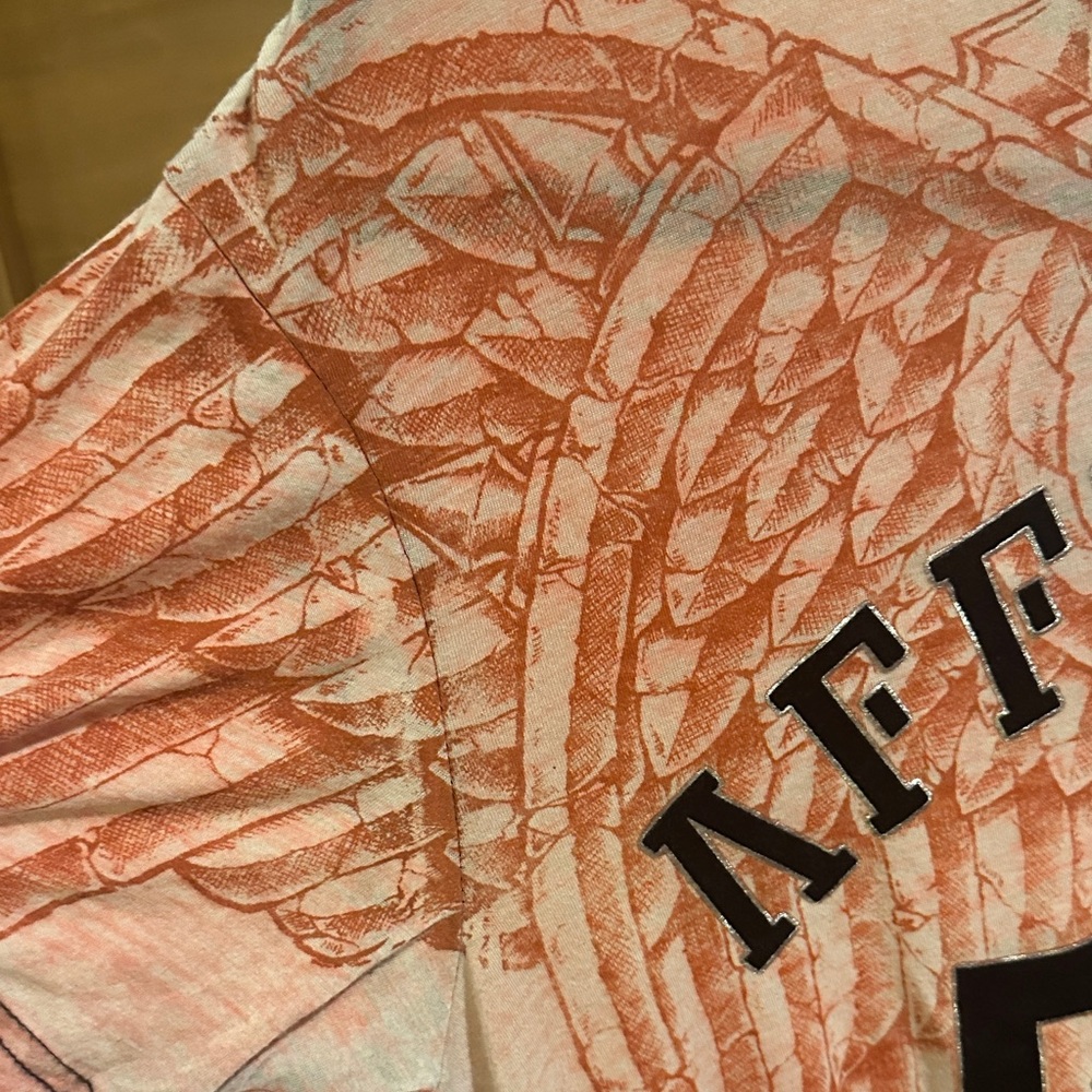 Affliction Red and Black Winged Tee - Picture 2 of 3